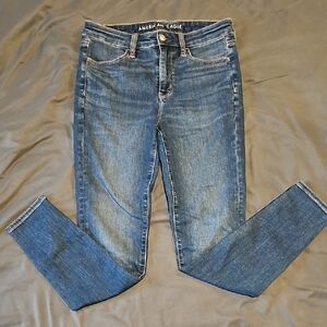 American Eagle Outfitters Women's Classic Blue Skinny Jeans